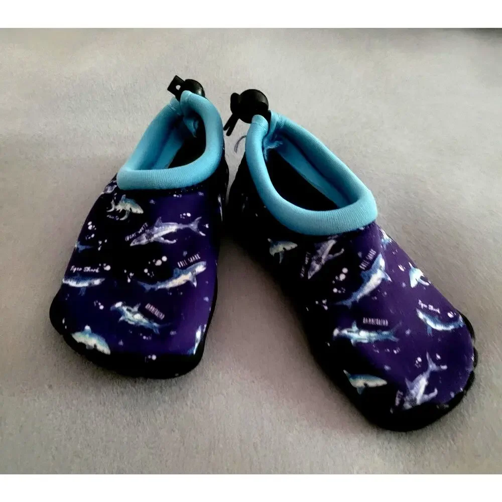 TOMMY BAHAMA Komomo Island Shark-print Water Shoes/Sneakers-InfToddler Sz7-New!
